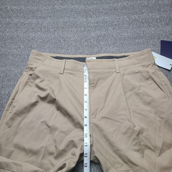 Kilburne‎ Finch Pants Mens 34x32 Khaki Straight Fit Comfort Waistband Stretch - Picture 3 of 8